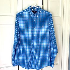 Vineyard Vines mens plaid whale shirt